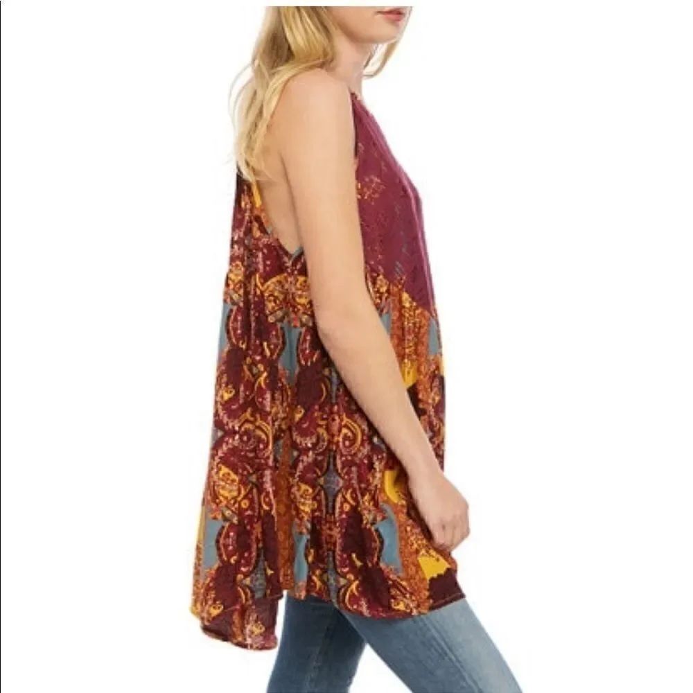 Free People | Count Me In Trapeze Tunic Top | S - Picture 4 of 8